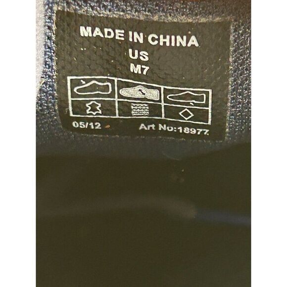 Crocs Bradyn Blue Leather Athletic Golfing Shoes Mens Size 7 - Picture 7 of 8